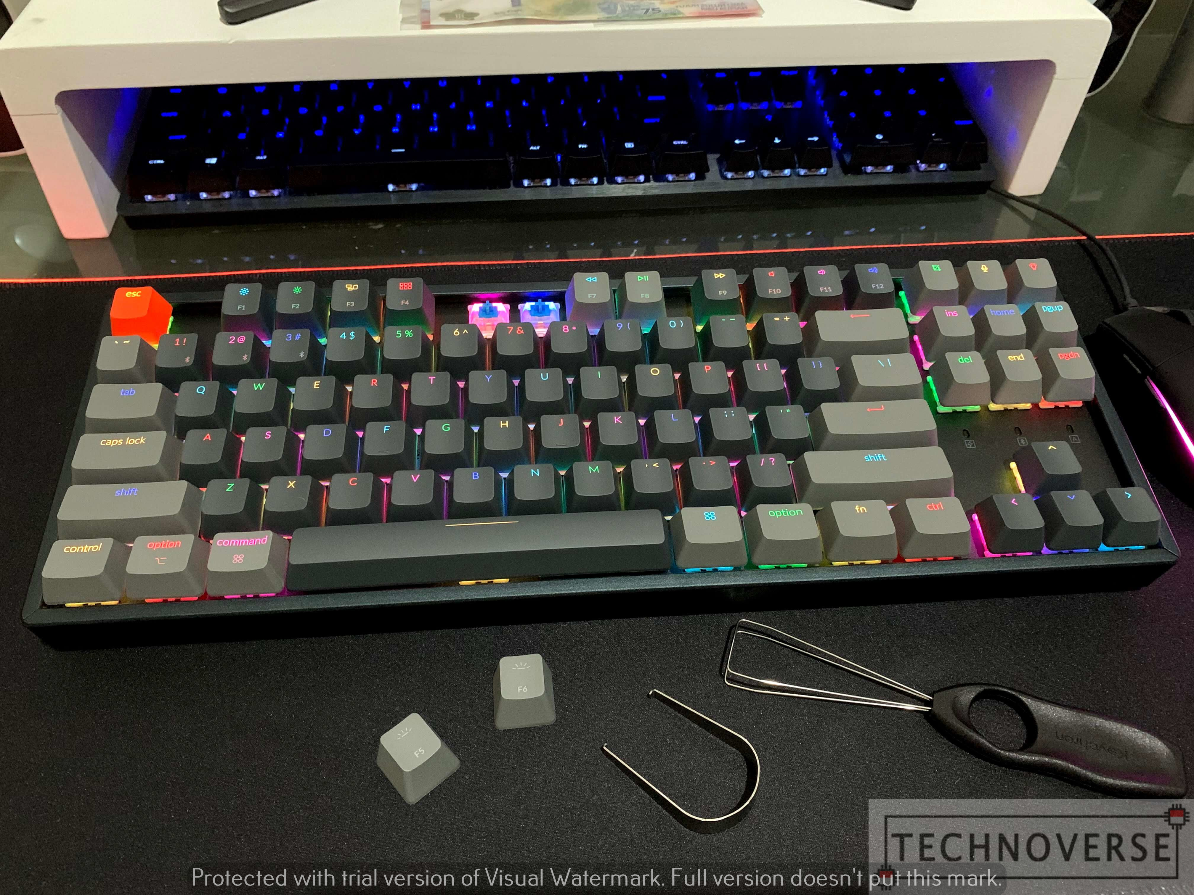 Keychron K8 Wireless Mechanical RGB Keyboard Review - Blog In Tech